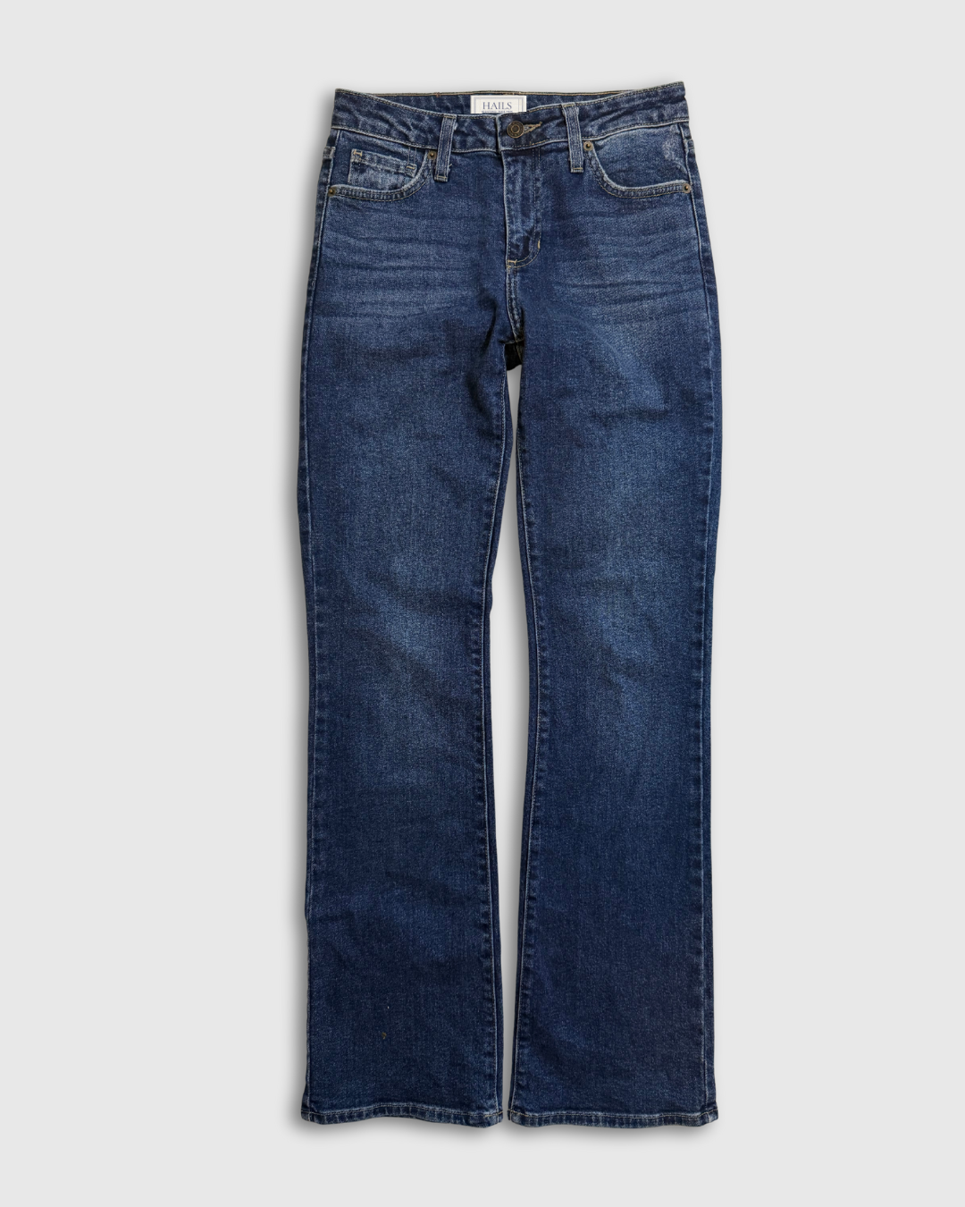 Low-Rise Bootcut Jeans