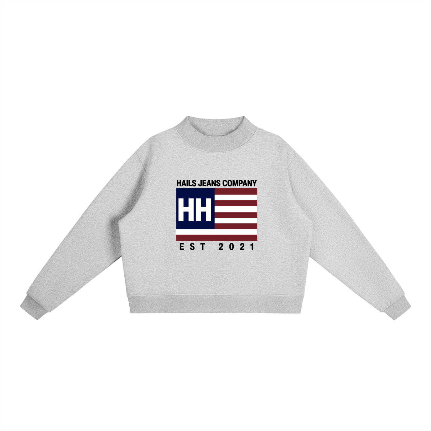 Hails Jean Company Mock Neck
