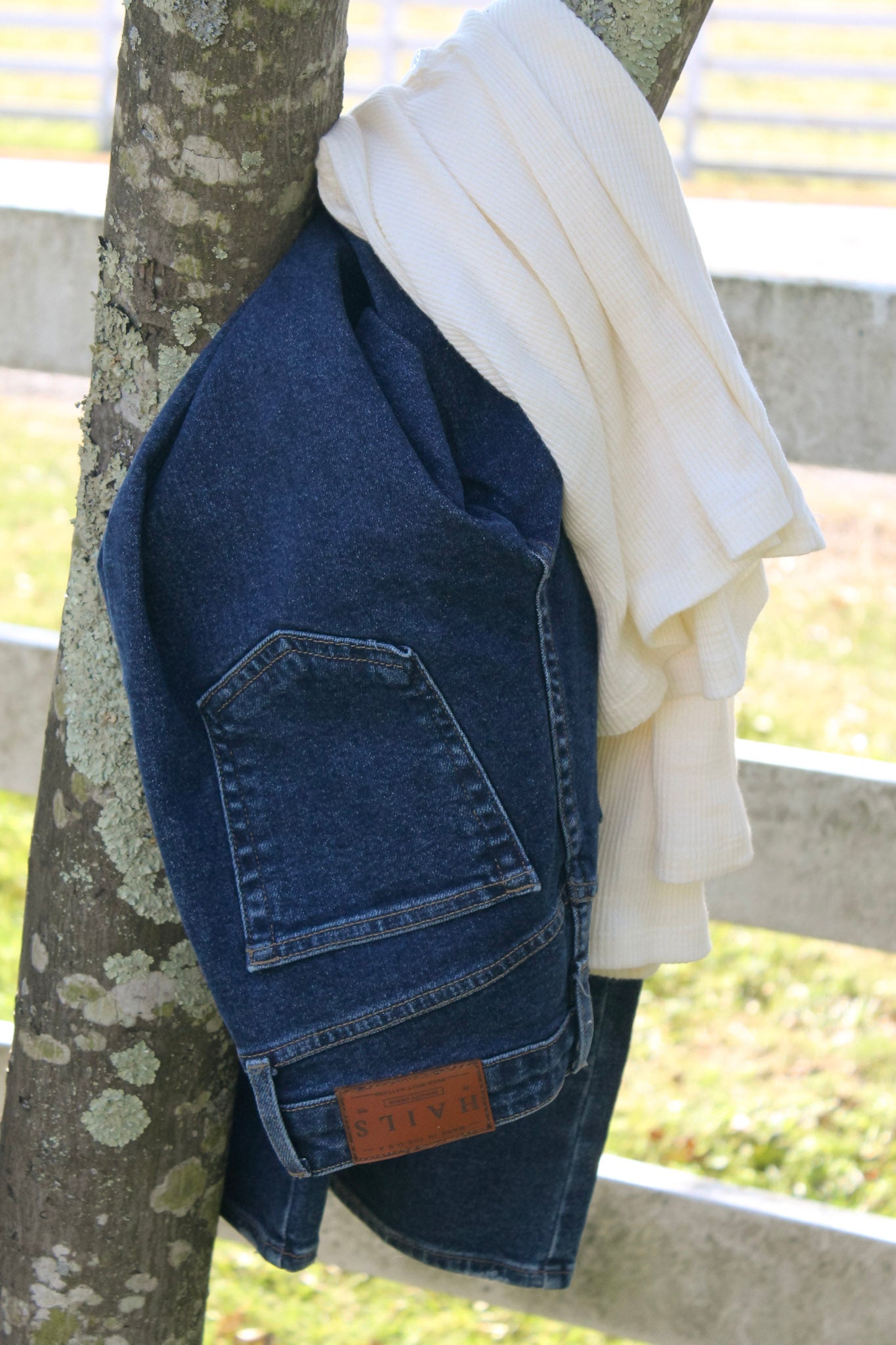 Dark Wash High-Rise Jean