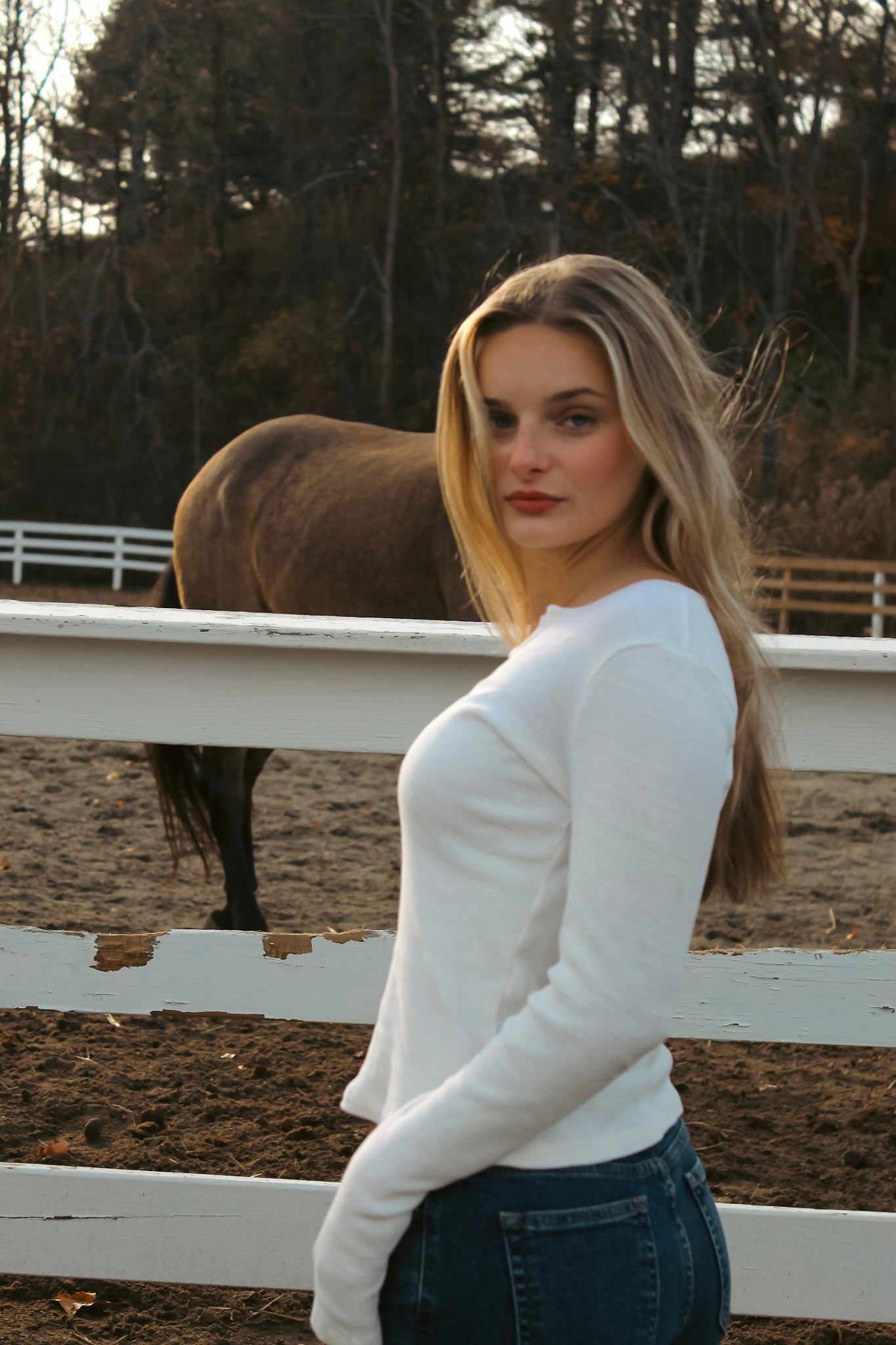 Classic Waffle Henley - 100% Cotton