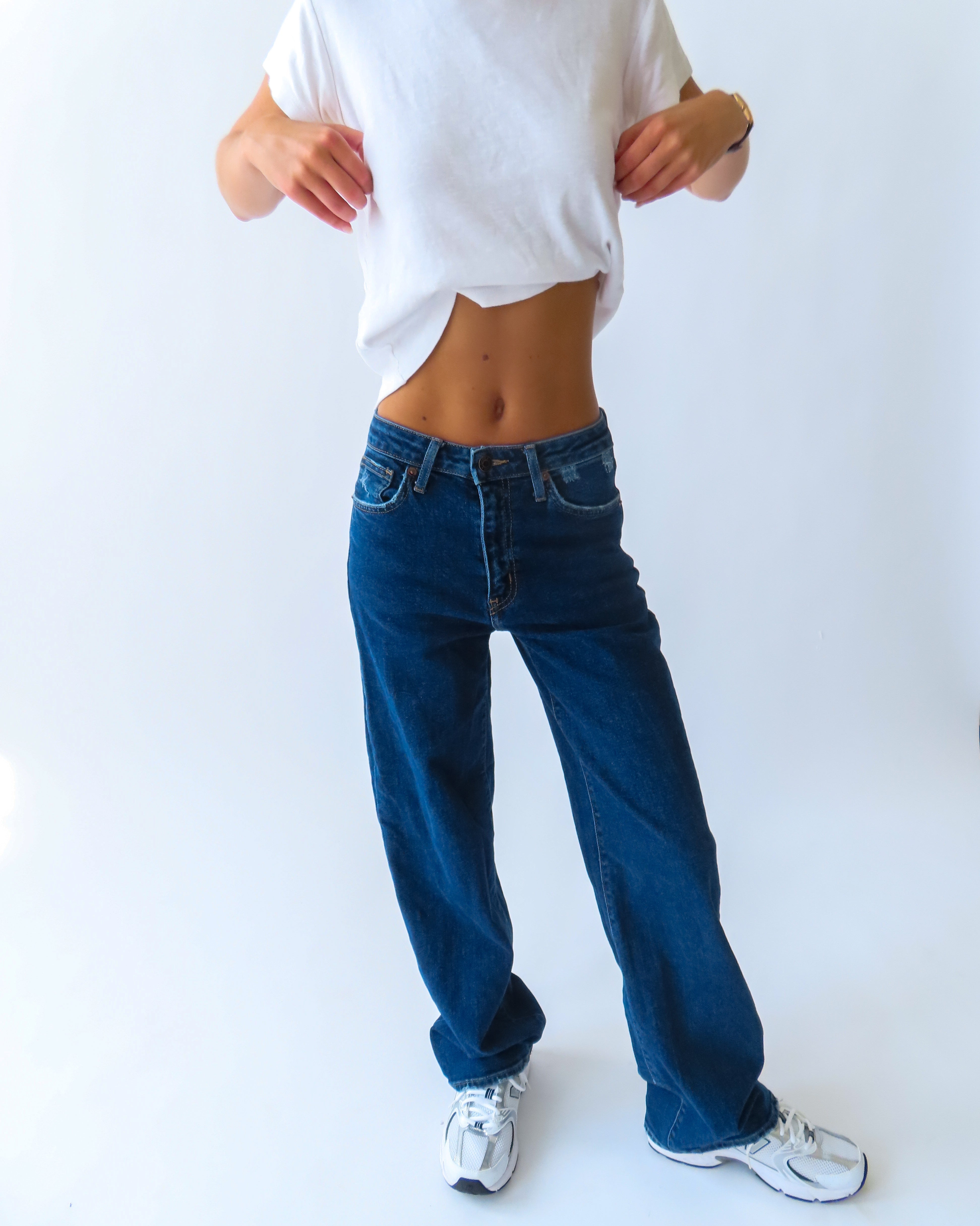 Dark Wash High-Rise Jean