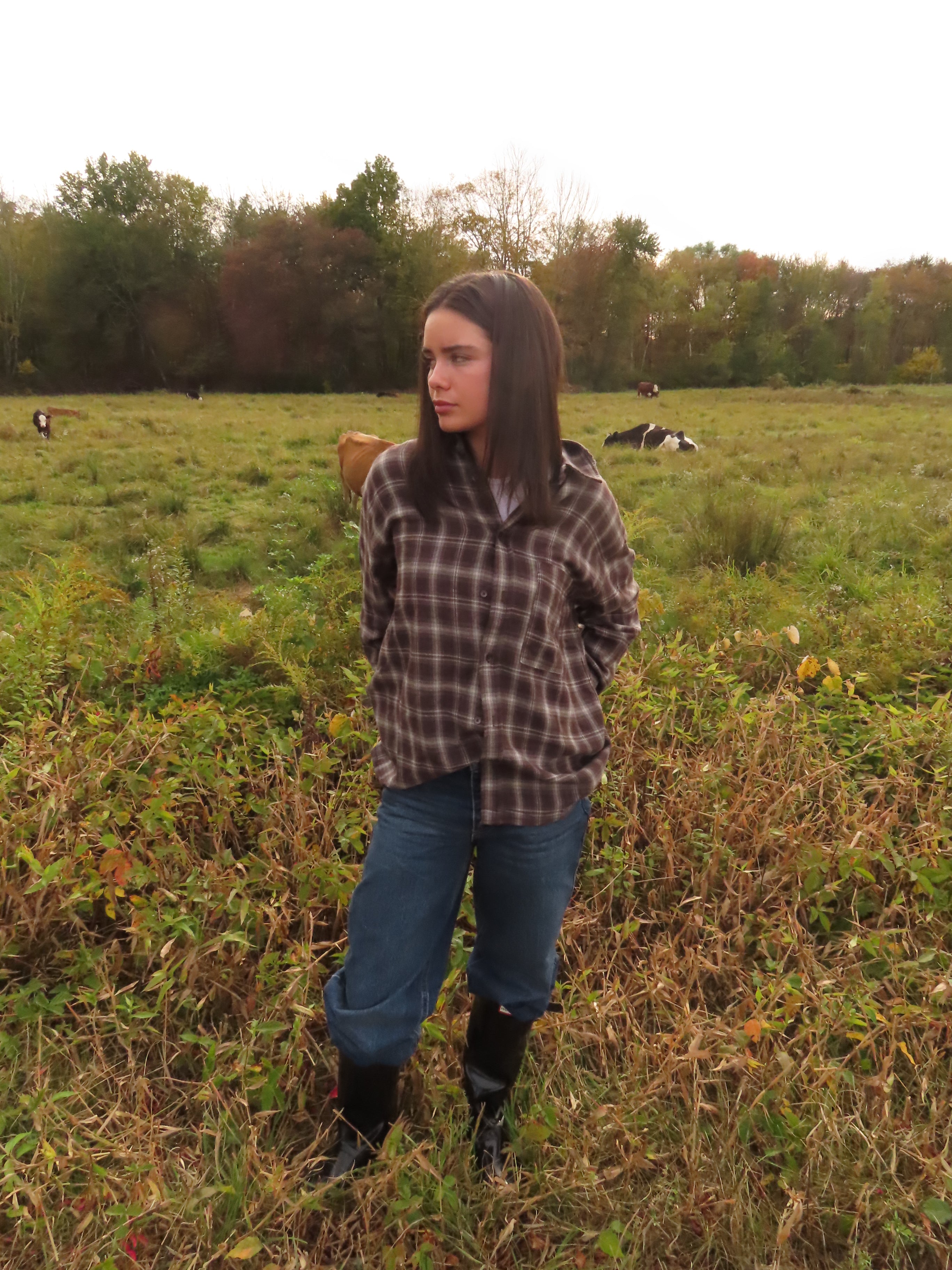 90's Vintage Wash Mid-Rise Jean