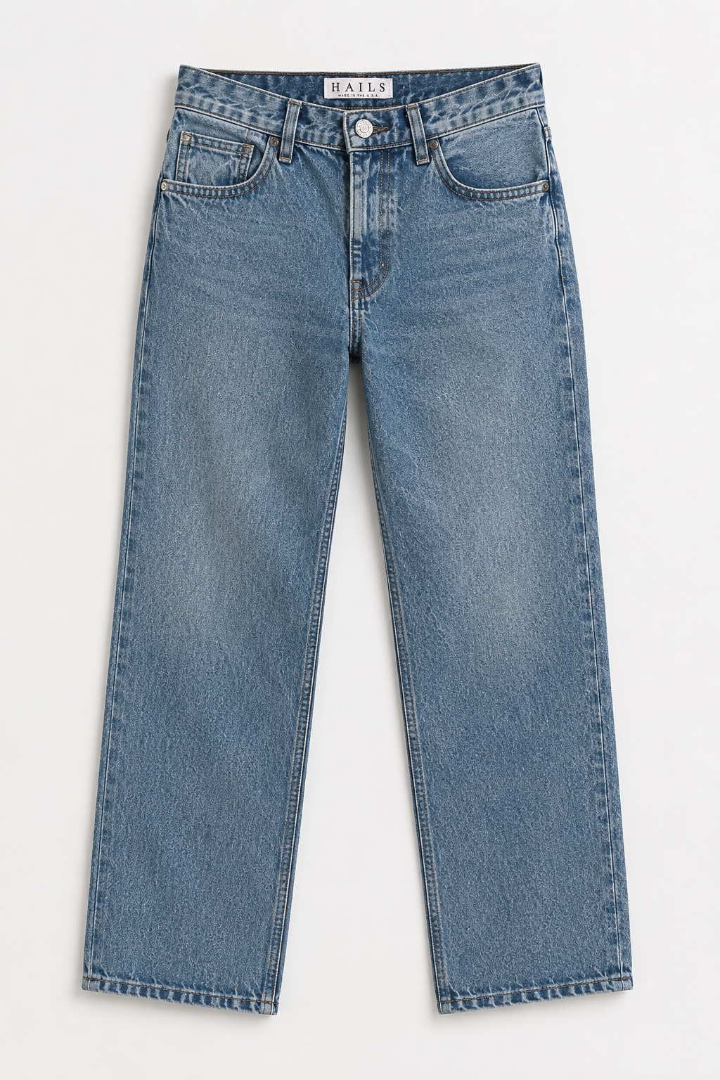 Sienna Mid-Rise Relaxed Straight Jeans
