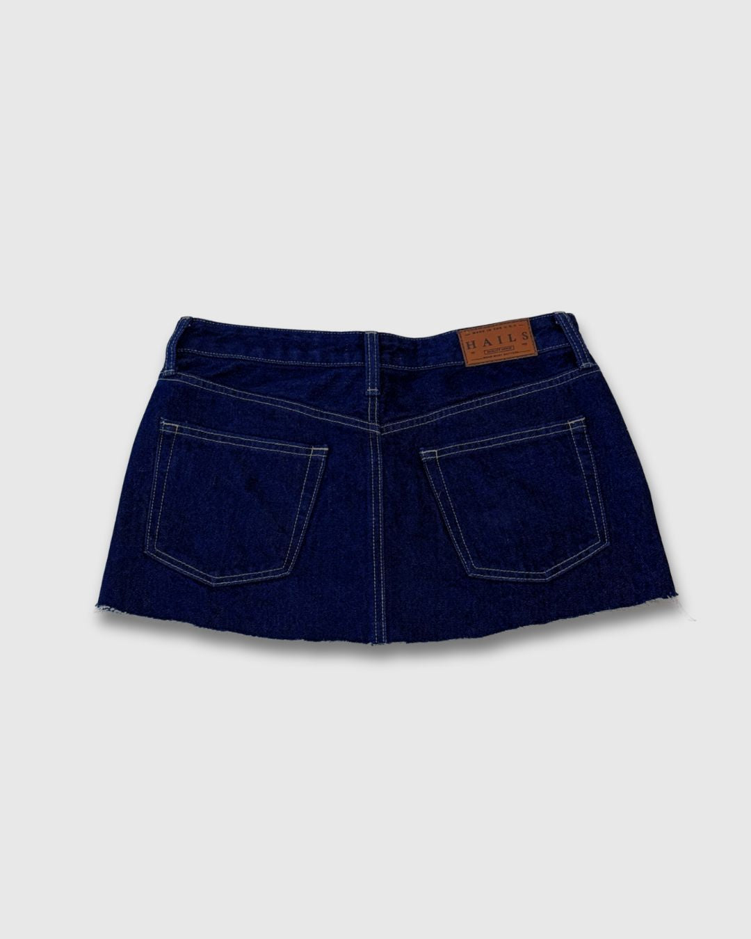 Indigo Denim Mini Skirt