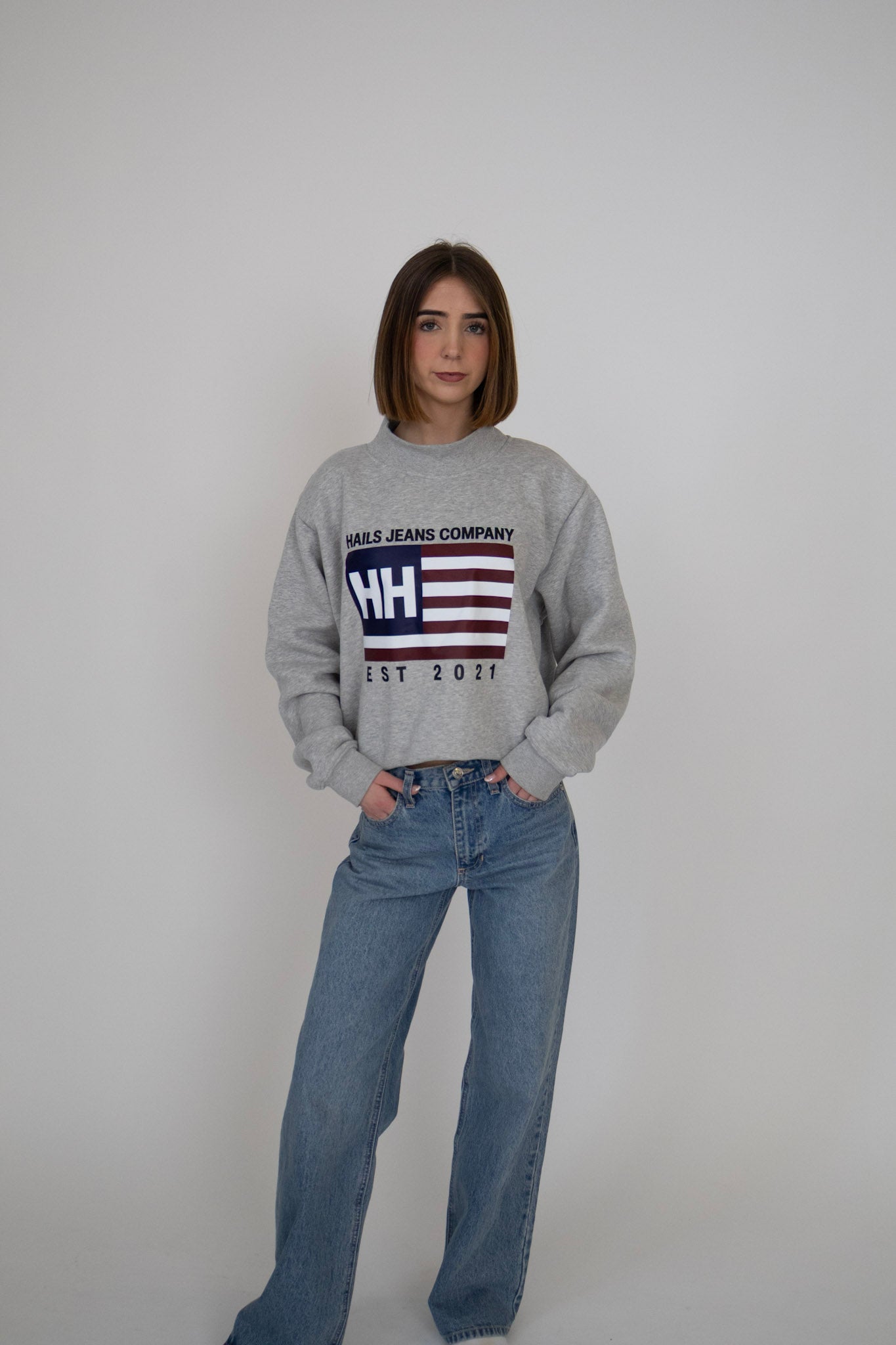 Hails Jeans Company Mock neck